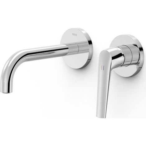 TRES 28130021 FUJI Pieza Vista para Cuerpo Empotrado De Lavabo Color Cromo - ref: 28130021