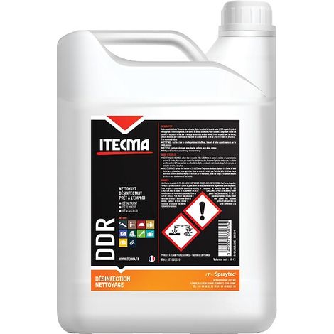 Détartrant détergent rénovateur DDR bidon de 5 litres - ITW SPRAYTEC ITECMA
