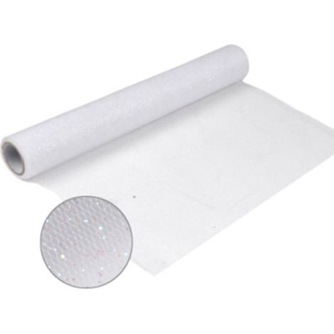 Chemin de Table Jetable "Tulle" 30cmx5m Blanc