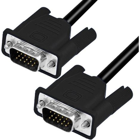 MANHATTAN Cavo monitor SVGA standard M/M 3,0 mt NERO (1/4)