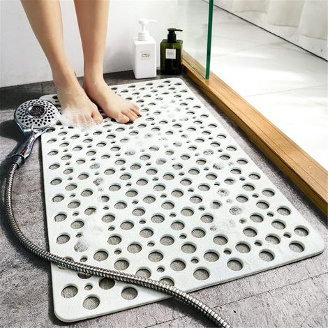 Tapis antidérapant pour Salle de Bain - Imperméable et Anti-Chute - Tapis Creux - pour Salle de Bain, Salle de Douche, Toilettes (1/4)