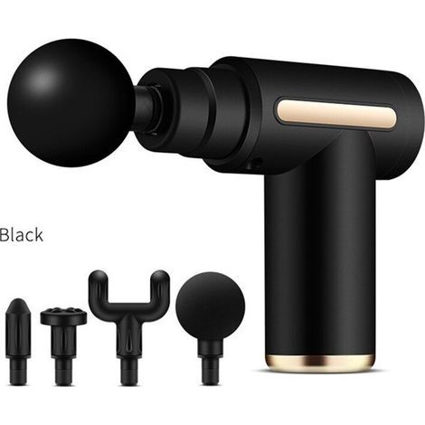 Mini pistolet de massage à percussion pour tissus profonds, masseur musculaire pour soulager la douleur, pistolet de massage des fascias, d'Espagne-AquaForge (1/5)