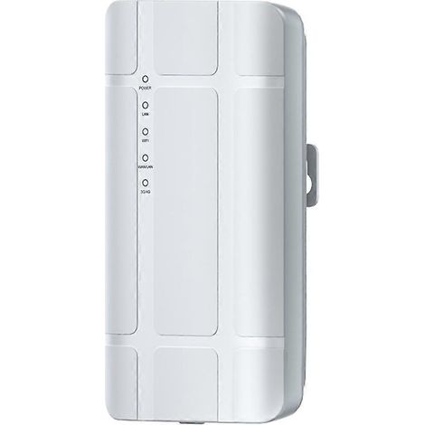 Routeur WiFi extérieur 4G LTE débloqué CPE 300 Mbps avec emplacement pour carte SIM, port LAN et fonction hotspot, étanche (1/5)