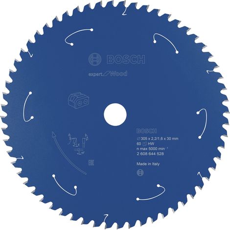 Lame BOSCH 2608644528 Bois Ø 305 mm 60 dents pour Scie circulaire