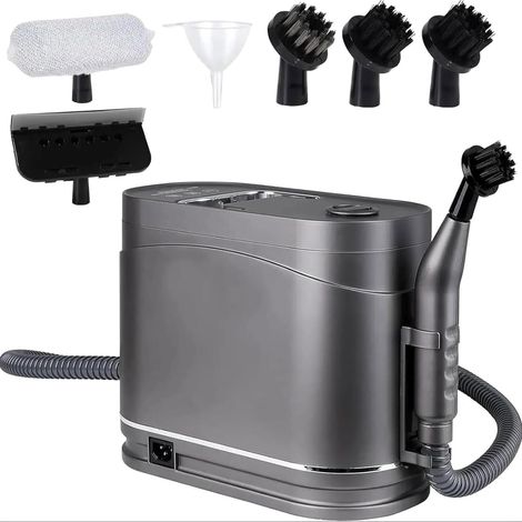 Nettoyeur vapeur multifonction 1500 W, réservoir d'eau de 1,2 L, nettoyeur vapeur portatif 105-120 °C (1/4)