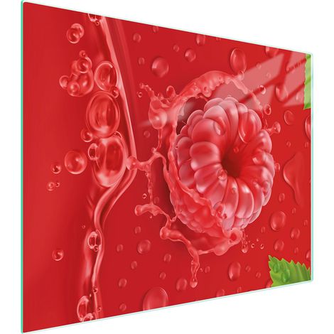 Glasschneidebrett 52x40 Himbeere (1/5)