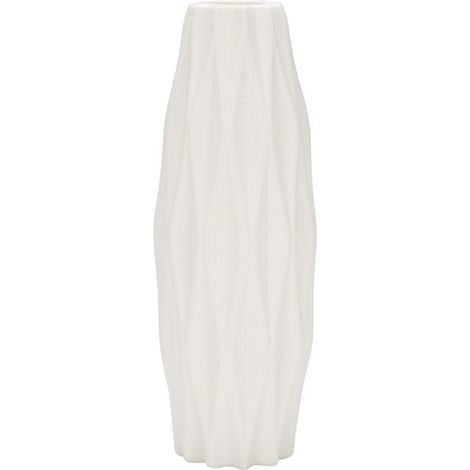 Fleur Vase Décoration Vase en Plastique à Blanc Imitation Céramique Panier de Fleurs Vases de Décoration Nordique (1/4)