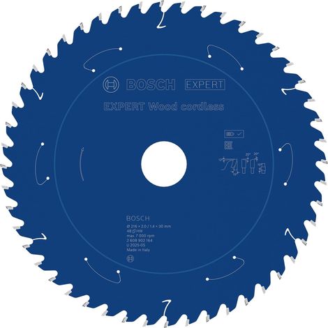 1x Lame de scie circulaire EXPERT Wood cordless pour scies sur table (1/5)