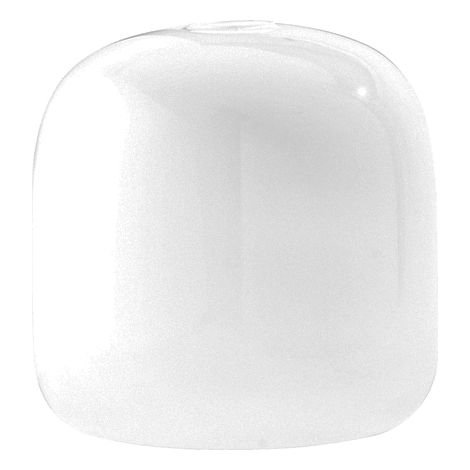 Vetro soffiato  bianco lucido Anima con attacco E27 d.22cm h.22cm (1/2)