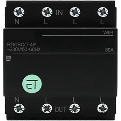 Disjoncteur Wi-Fi Tuya, minuterie intelligente, relais, commande vocale via l'application Tuya pour maison connectée C (1/5)