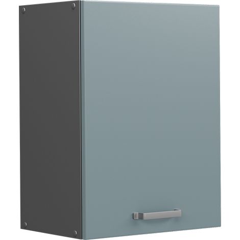Pensile da cucina R-Line, Grigio-blu, 45 cm, Vicco