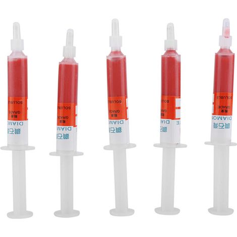 Kit de 5 pâtes diamantées abrasives pour polissage et rodage - Aiguilles tubes W3.5 3000 (1/5)