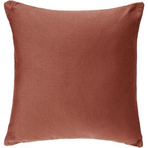 Atmosphera – Coussin d'allaitement déhoussable 38x38cm – 100% coton – Lavable à 30°C – Couleur terracotta (1/2)
