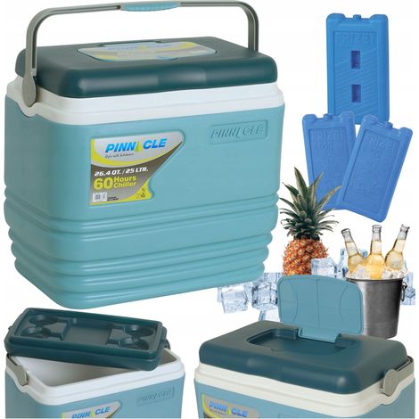 Nevera portátil Pinnacle TPX7006 de 25 litros con asa + 3 acumuladores de frío (1/5)