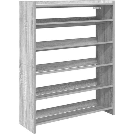 Maison Exclusive - Scarpiera Grigio Sonoma 80x25x100 cm in Legno Multistrato