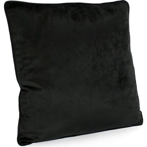Cuscino "Artemis" in poliestere color nero decorazione natalizia per sedie e poltrone -50x50 cm (1/4)