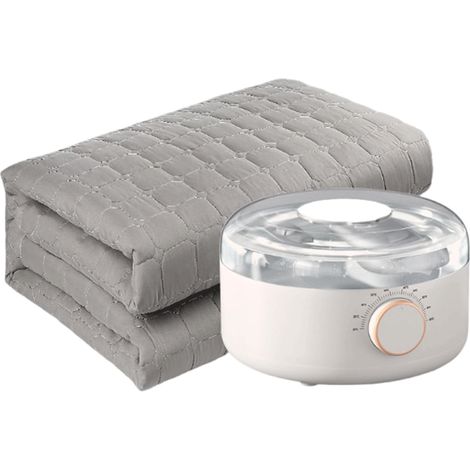 Coperta elettrica matrimoniale riscaldata ad acqua, coperta elettrica a circolazione d'acqua, letto ad acqua elettrico singolo, A-180 x 200 cm (1/5)