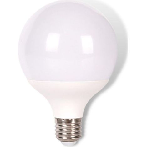 E27 Spherical LED Bulb, G95 Bulb, 15W Cool White Light, 6500K, Suitable for Living Room, Office, Bedroom, Home, Garage, Workshop, Construction Site, Stairs. (1/5)