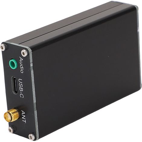 Trasmettitore FM con display LCD della frequenza, trasmissione stereo con antenna telescopica da 1 m a 2 km, 76-108 MHz, 0,5 W, 500 mW. (1/5)