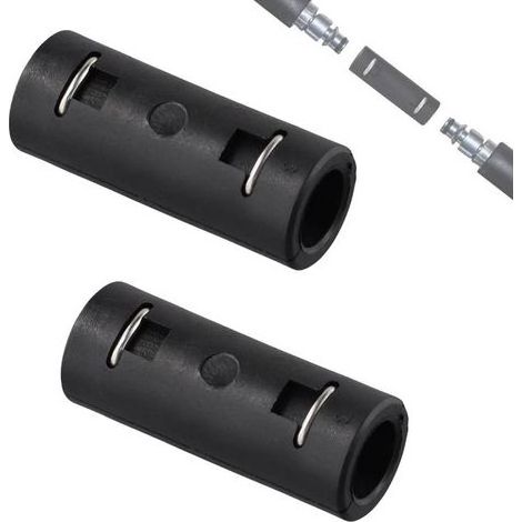 2 Stück Hochdruckschlauchverbinder – Hochdruckschlauchverlängerungsadapter, für K2, Clic, K3, K4, K5, K6, K7, Serie 2.641-721.0, Hochdruckreiniger-Schlauchanschlüsse (1/5)