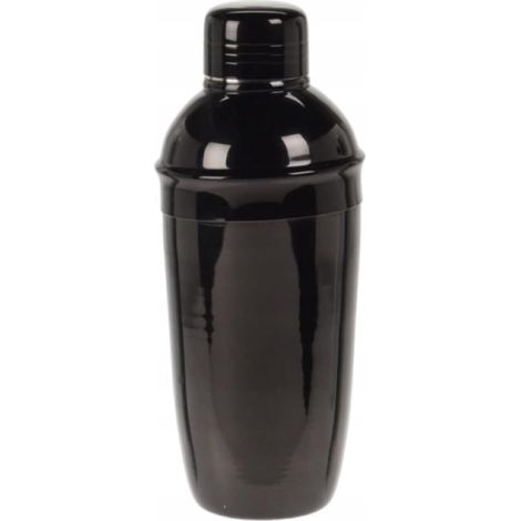 Barkeeper-Shaker für Drinks und Cocktails, schwarz, 22x9 cm (1/2)