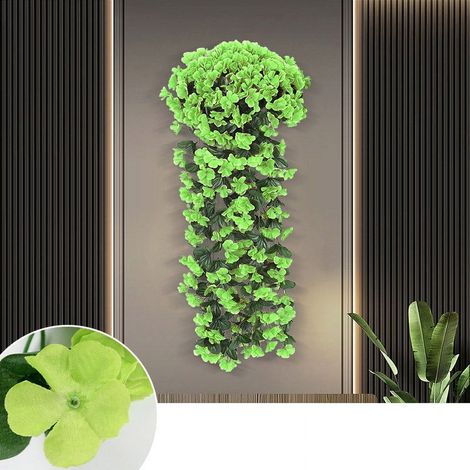 Guirlande Fausse Fleurs - Vigne Violette Artificielle 85 cm - Décoration Suspendue pour Mariage Fête Jardin Noël - 1 Pièce (1/5)