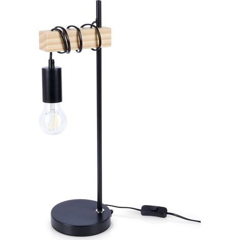 Lampada da tavolo nera 51 cm (1/5)