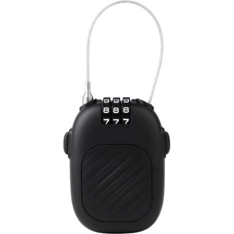 Candado para esquís, candado de cable para equipaje - Candados pequeños para esquís con teclados de combinación ajustables mediante contraseña (1/5)