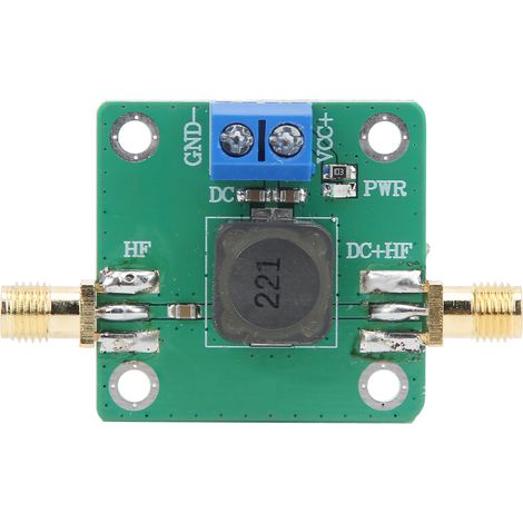 Biais RF DC Feed Blocker Micro-ondes 50K‑60MHz Biaser Composant Électronique Industriel Alimentation (1/5)