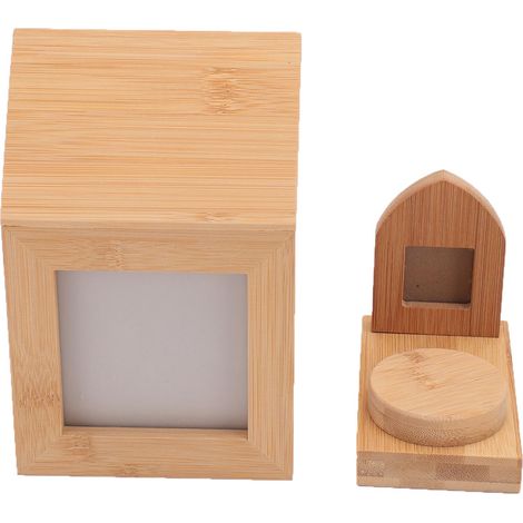 Urne funéraire pour animaux de compagnie en forme de maison, belle structure robuste, boîte à cendres pour chat et chien, petite combinaison (1/5)
