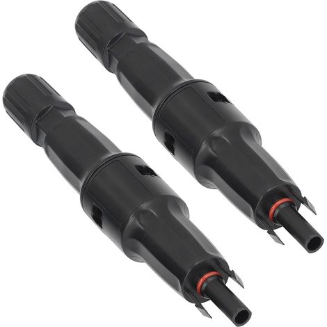 Solar-PV-Steckverbinder, PV-Sicherungsstecker, wiederverwendbarer hitzebeständiger PV-Sicherungsstecker 1500 V für Solarmodulanschluss, 2 Stück (10 A) (1/5)
