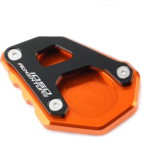 Béquille latérale (1050 noir orange) compatible avec les modèles 1050, 1090, 1190, 1290 Adventure et 1290 Super Adventure R. Extension de béquille latérale MaxPower. (1/4)