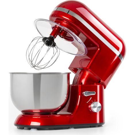 Klarstein – Robot pâtissier multifonction 2000W – Bol inox 5L – Entraînement planétaire – Crochet pétrisseur et fouet inclus