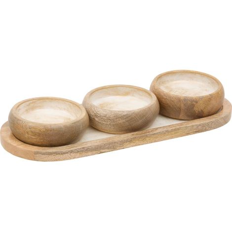Ava-Aperitif-Set, 4-teilig, weiß - Atmosphera créateur d'intérieur (1/4)
