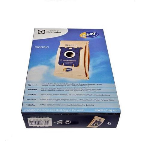 Confezione da 5 sacchetti originali per aspirapolvere E200B s-bag 9000844812, 9001684621 (1/2)