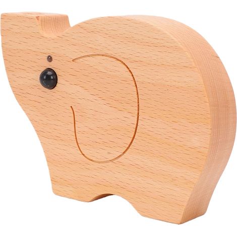 Veilleuse en Bois D'éléphant Mignon (1/5)