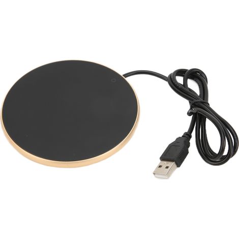 Candle Warmer Smart Small Volume Portable Automatic Power Off Waterproof Wear Resisting Heating Coaster for CupsGold (1/5)