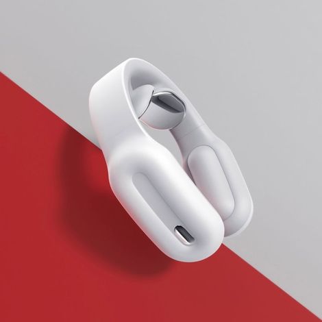 (Blanc) Mini masseur électrique intelligent à télécommande pour les épaules et la nuque/la colonne cervicale (1/5)
