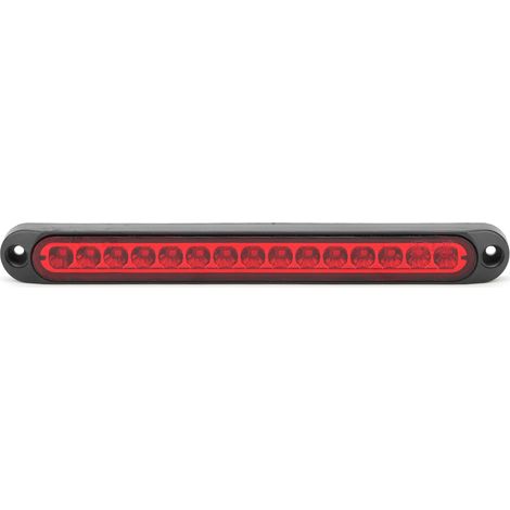 Feux arrière, feux de freinage surélevés pour remorque, clignotants, ampoules LED rouges 15 LED 10-30VR pour camion (1/5)