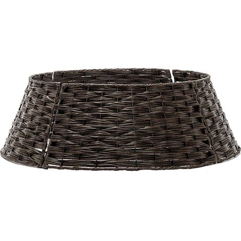 Collar Pour Arbre De Noël - En Osier Tissé - 40 x 60 cm - Pour Arbre Artificiel - Couvre-Pied (1/4)