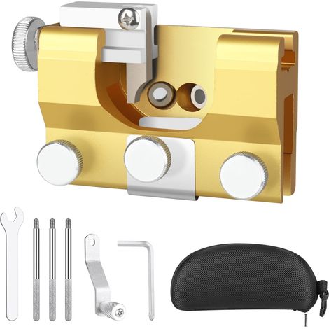 Kit d'affûtage de tronçonneuse, kit d'affûtage de tronçonneuse portable, affûteur de tronçonneuse à main, facile à utiliser (1/4)