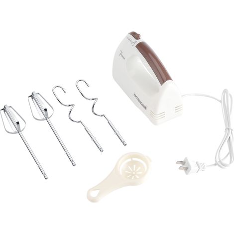 Batteur Électrique À Main 100W 220V 7 Vitesses Pour Pâtisserie Cuisine - Mélangeur Manuel Avec Accessoires (1/5)