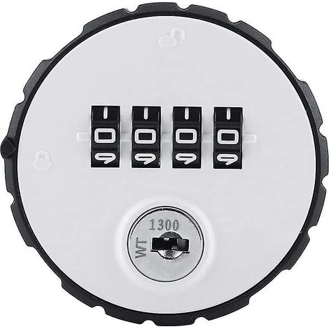 Boîtier à combinaison en alliage de zinc avec serrure à mot de passe pratique et clés de sécurité, 20 mm, 1 pièce (1/5)