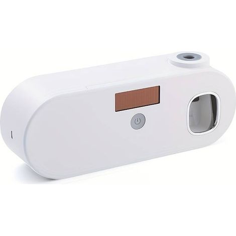 Porte-brosse à dents intelligent avec stérilisateur UV et distributeur automatique de dentifrice, support mural pour brosse à dents, stérilisateur de brosse à dents pour salle de bain. (1/5)