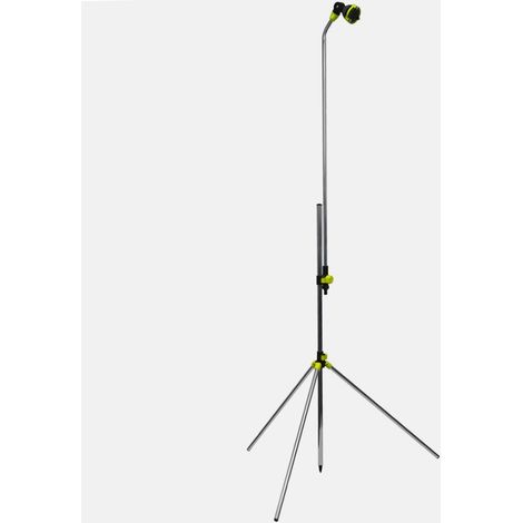 Dusche Nebeldüse 2,4m auf klappbarem Stativ Jardibric (1/3)