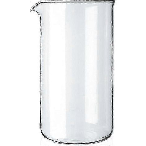 Verre de rechange pour cafetière à piston, 8 tasses, 1 L (1/5)