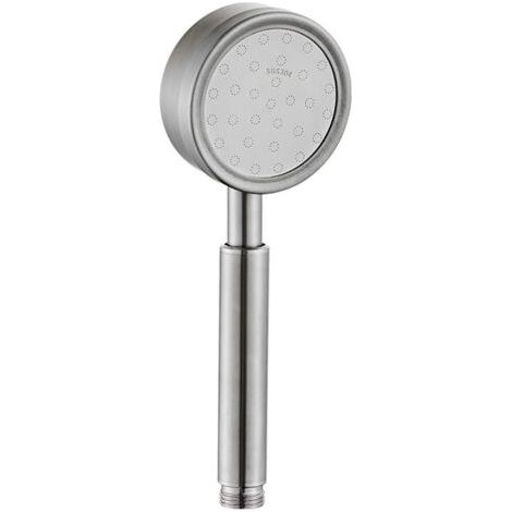 Pommeau de douche à pression épais 304, pour salle de bain, compatible avec chauffe-eau, argenté, haute pression, économie d'eau, facile à nettoyer