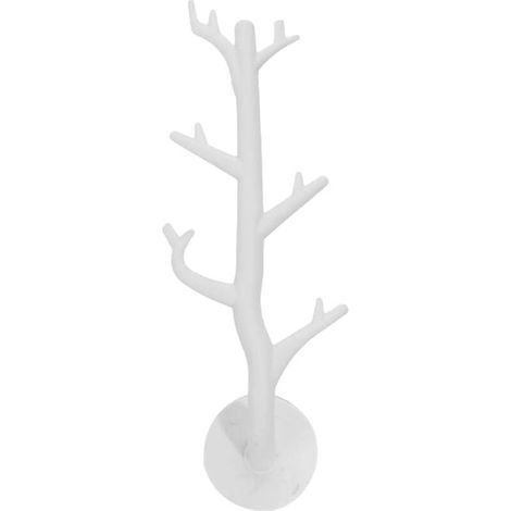 Porte-manteau vertical mural, crochets décoratifs en forme de branche d'arbre, crochets pour chapeaux, crochets muraux pour (1/5)