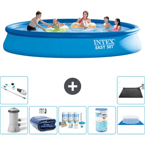 Intex Piscine Easy Set Ronde - 457x84 cm - 8-pièces S41214 (1/5)