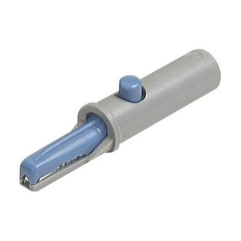 Sks-Hirschmann pinza cocodrilo azul 53 mm laboratorio